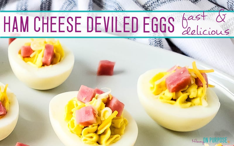 Ham and Cheese Deviled Eggs Mommy on Purpose