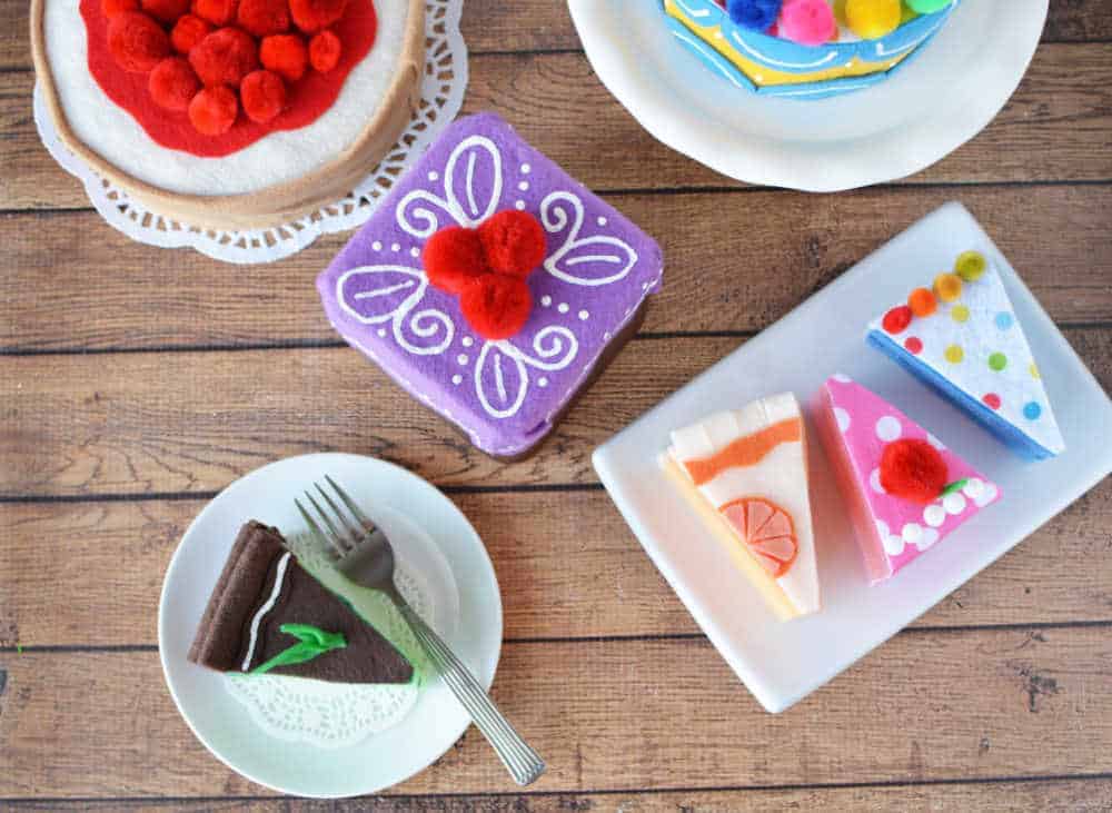 diy kids kitchen cakes handmade gift