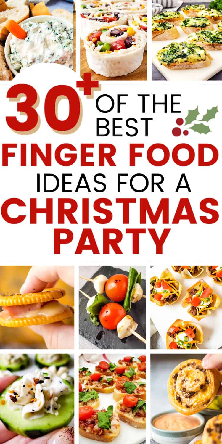 christmas party appetizers and finger foods