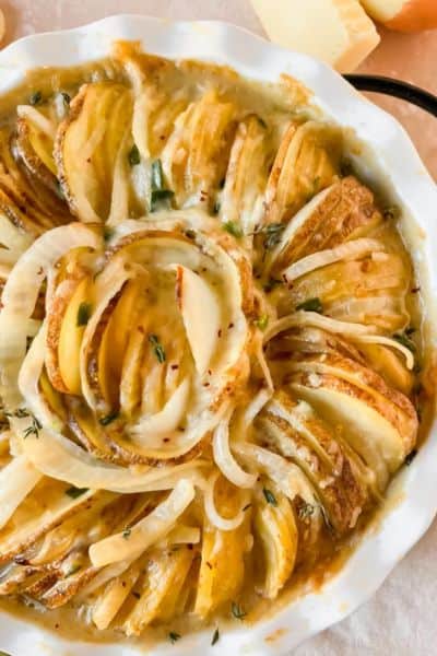French Onion Potatoes christmas side dishes