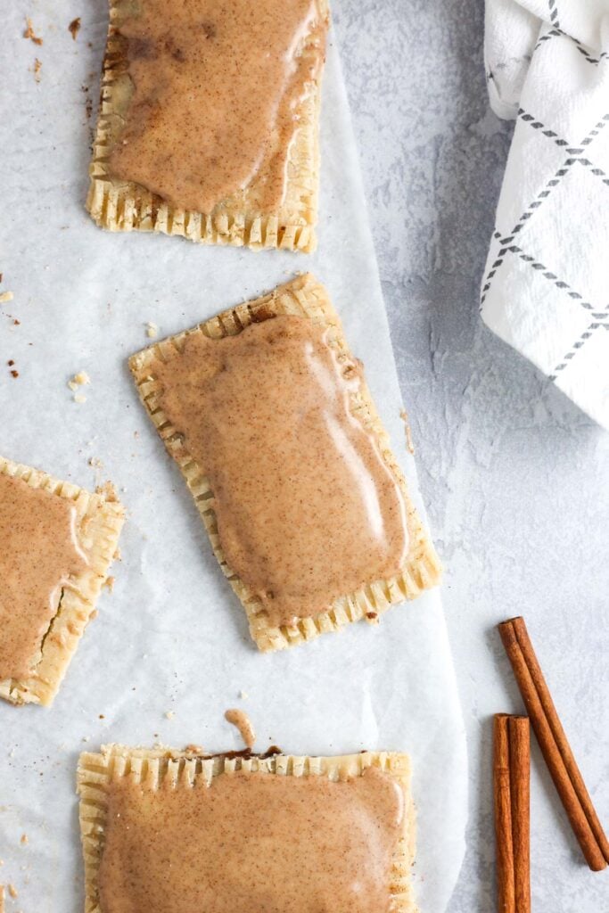 Vegan Cinnamon Pop Tarts for your next kids birthday party snacks