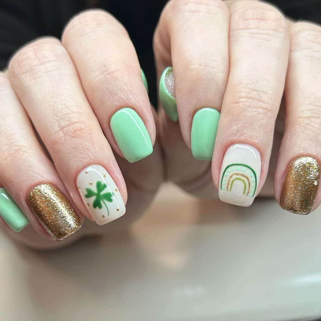 st. patrick's day nails for spring