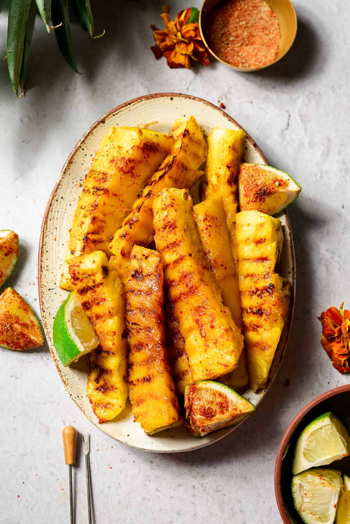 Chili Lime Grilled Pineapple bbq side dishes