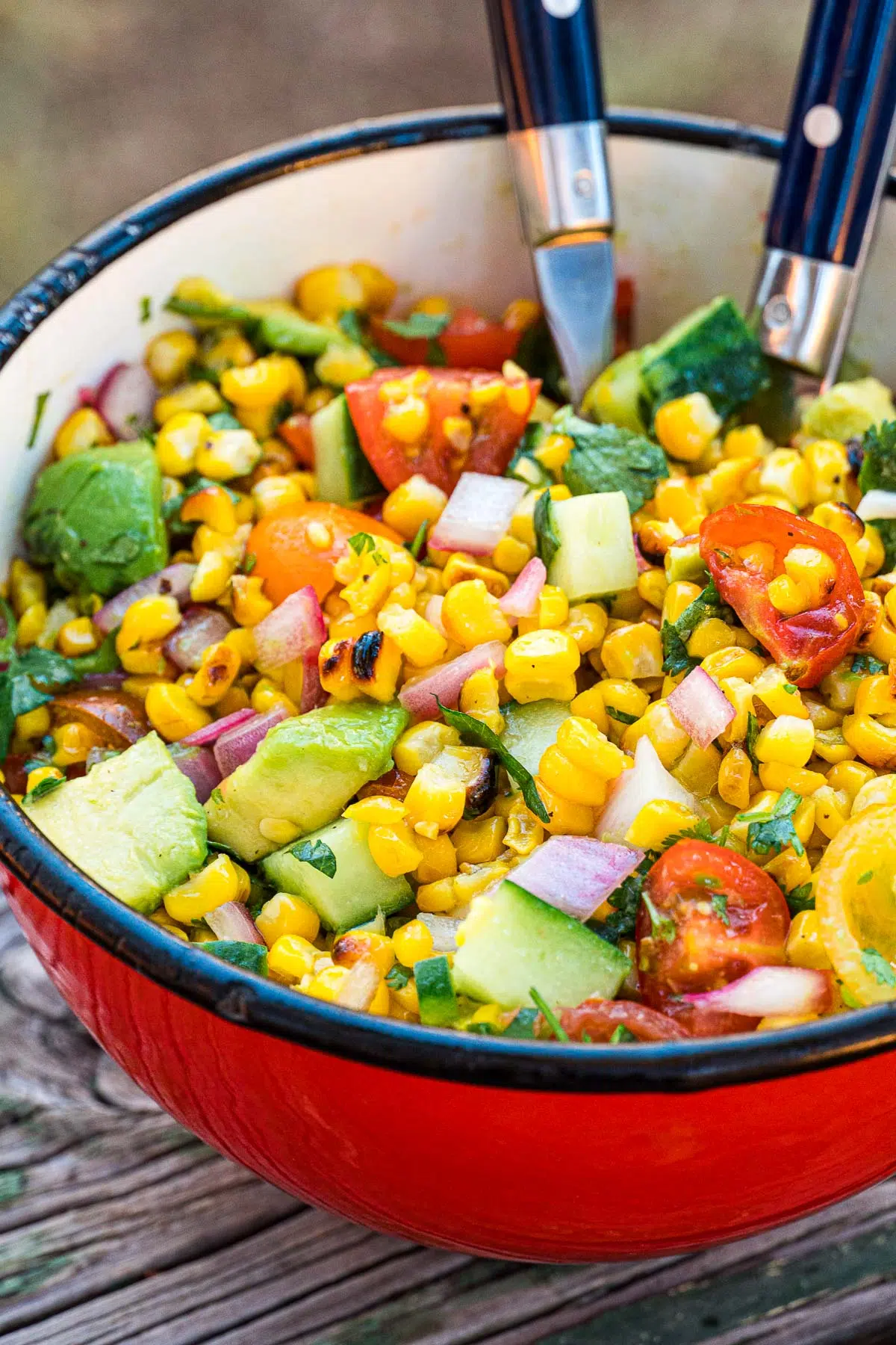 Grilled Corn Salad