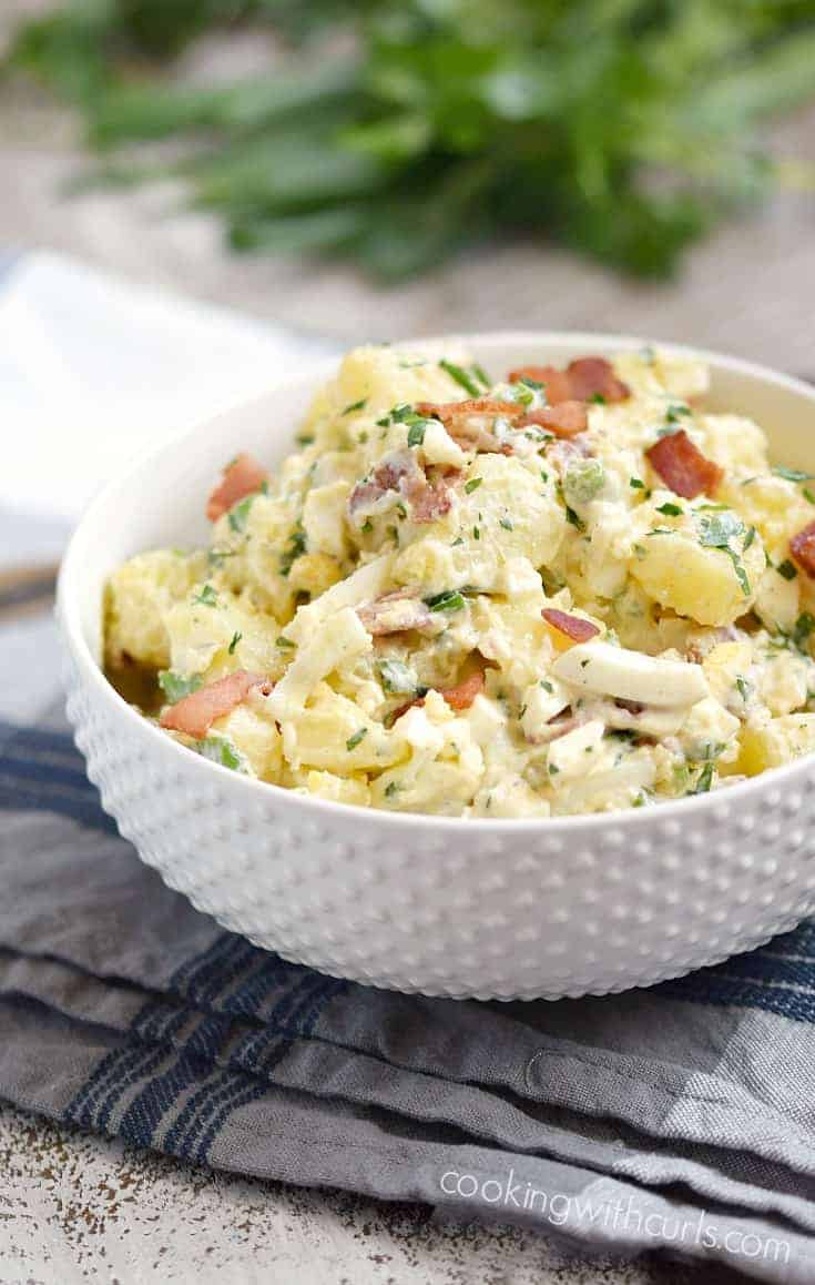 Instant Pot Bacon Potato Salad side dishes for a bbq