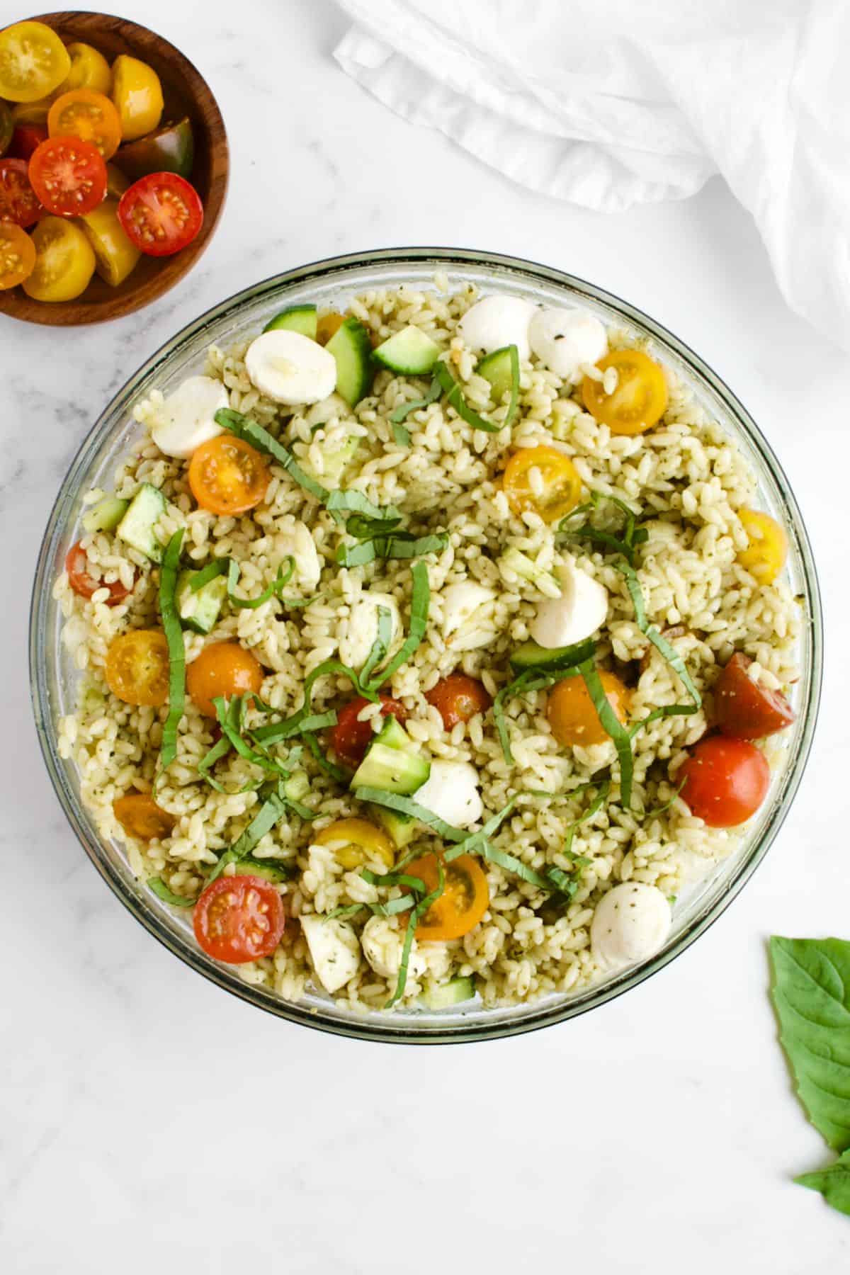 Orzo Pesto Salad