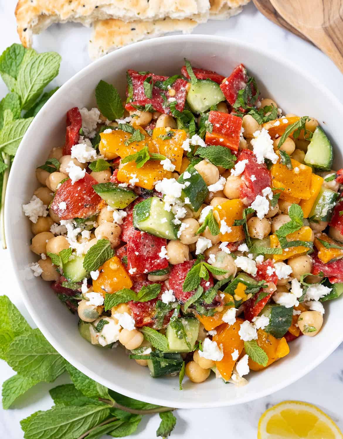 mint summer salad recipe