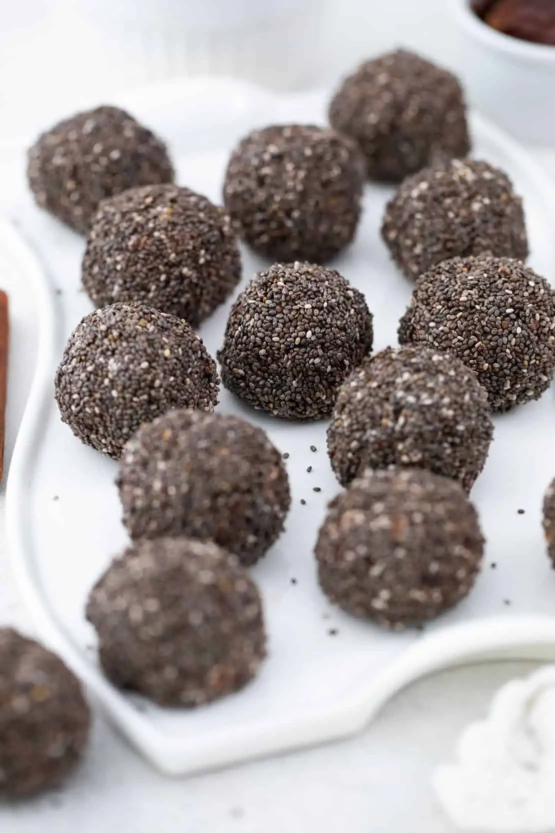 dark chocolate chia energy bites picnic snack ideas