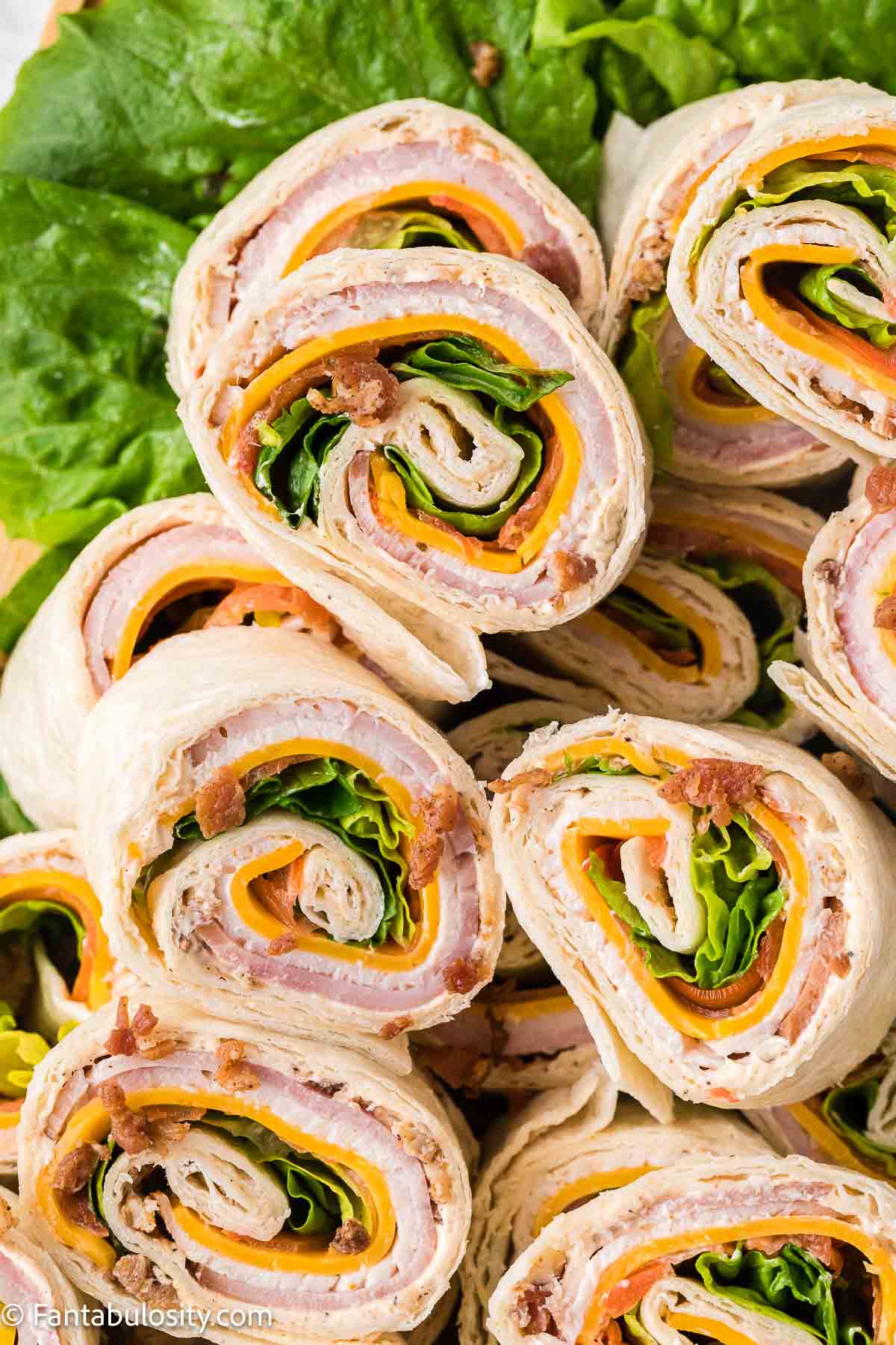 PINWHEEL SANDWICHES SUMMER PARTY FOOD IDEAS