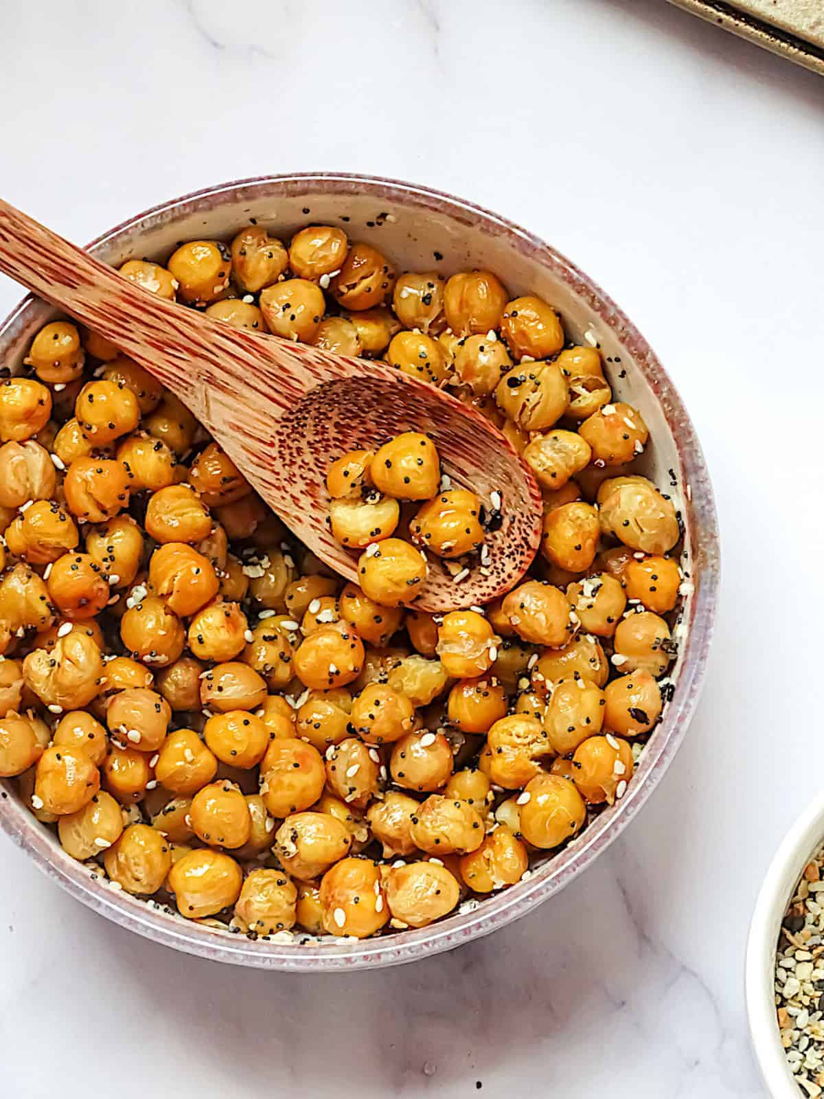 Crispy Roasted Chickpeas picnic snack ideas
