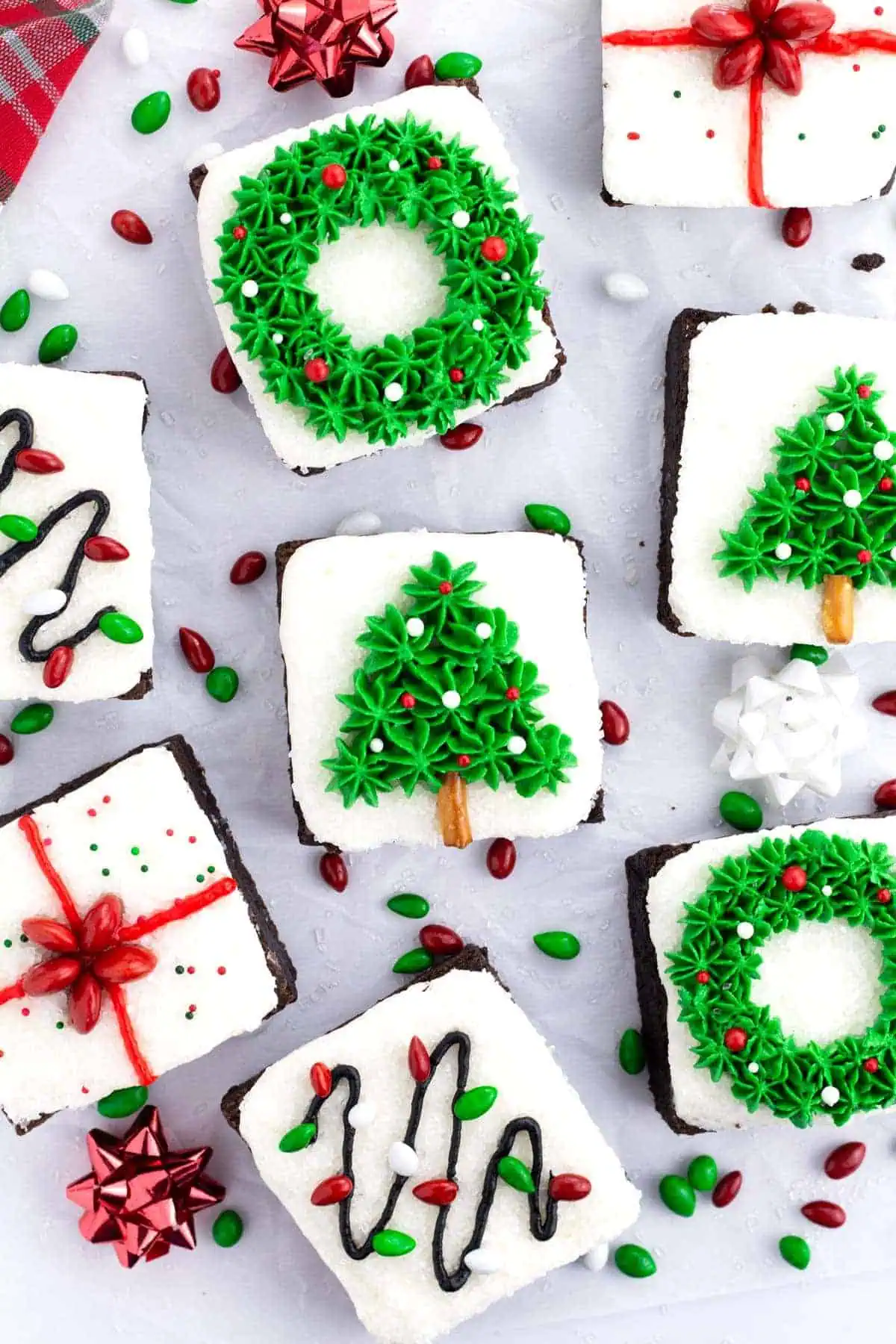 Festive Christmas Brownies