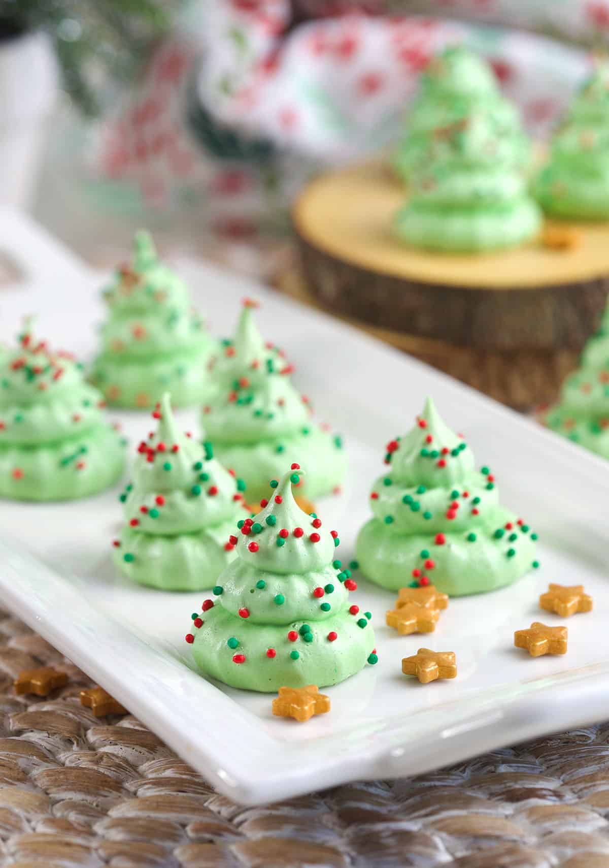 Christmas Meringue Cookies