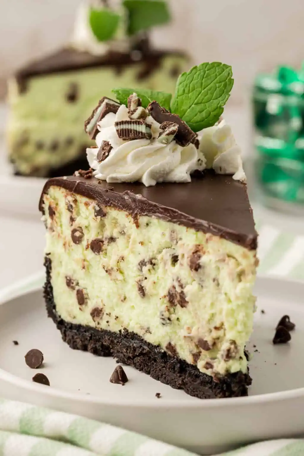 Chocolate Mint Cheesecake