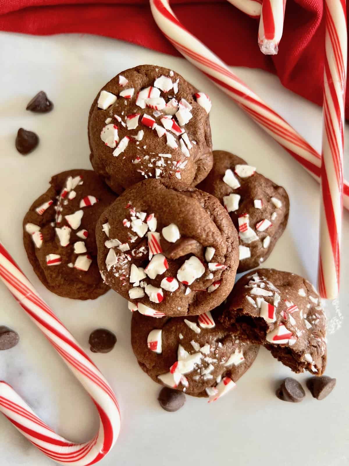 peppermint mocha cookies