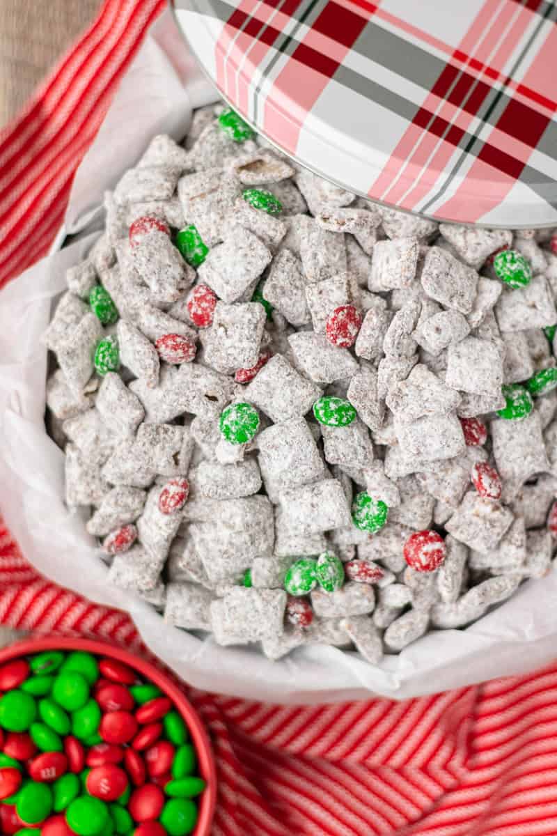 Christmas puppy chow