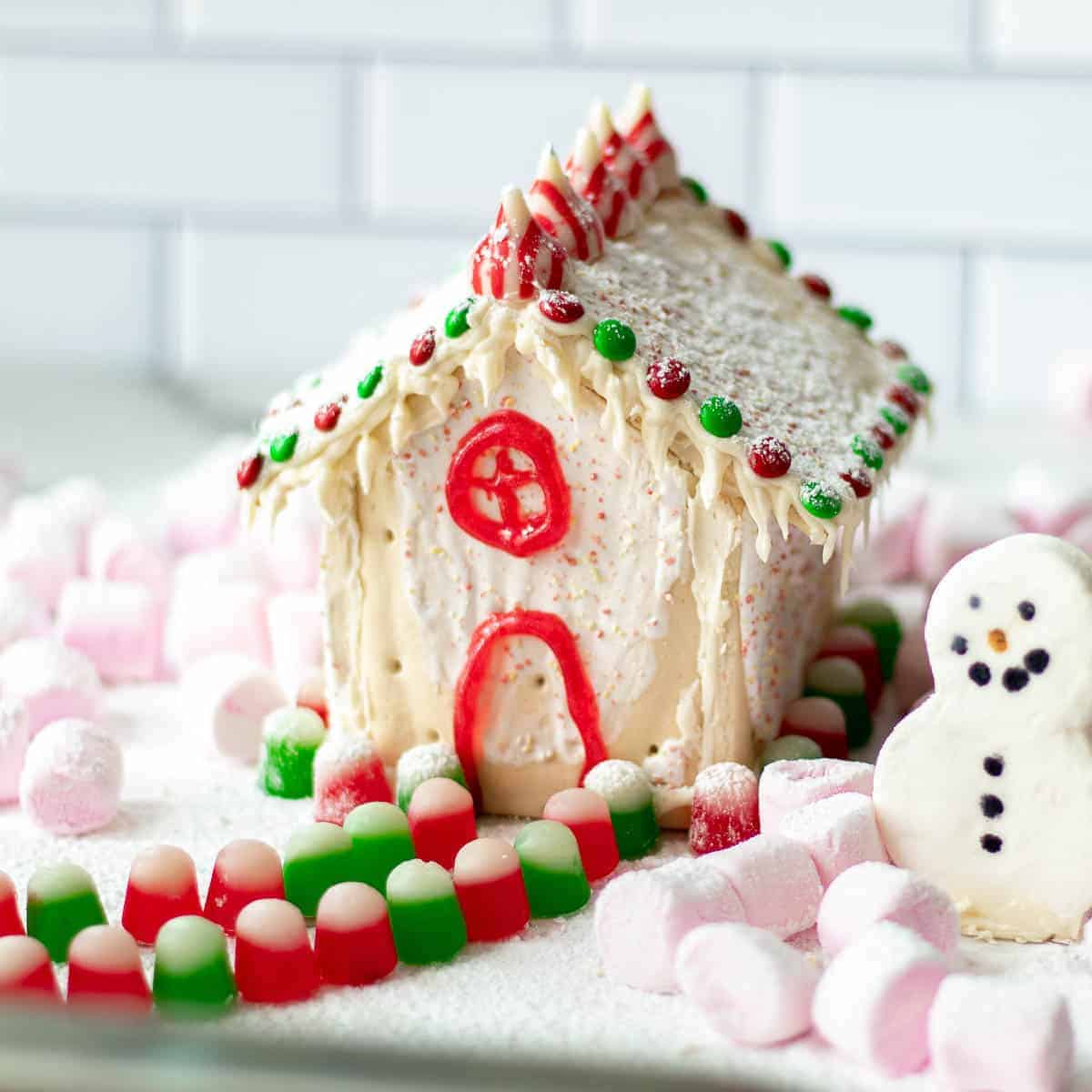 pop tard gingerbread house idea