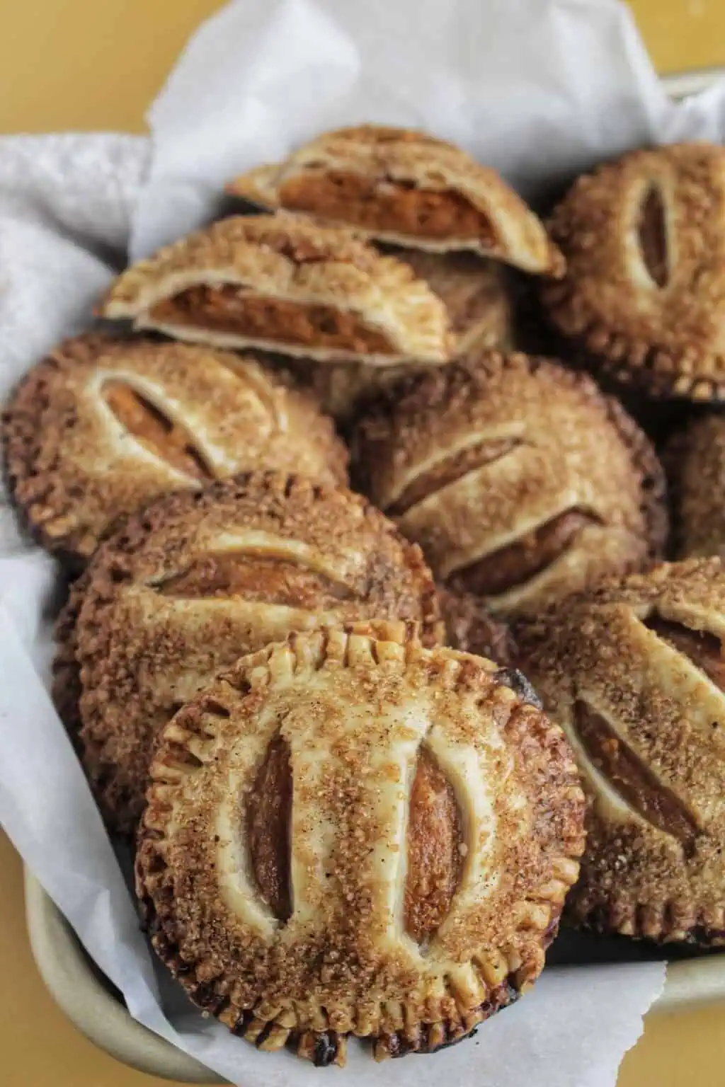 MINI SWEET POTATO POCKET PIES WITH PREMADE PIE CRUST