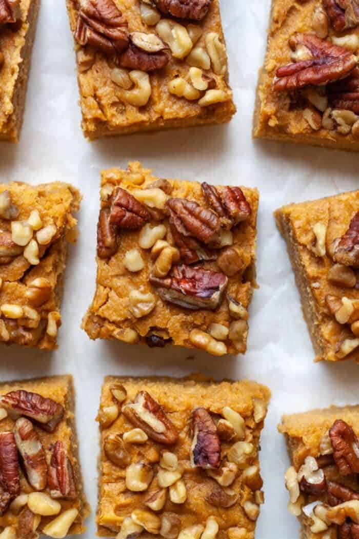 SWEET POTATO BLONDIES (GLUTEN FREE)