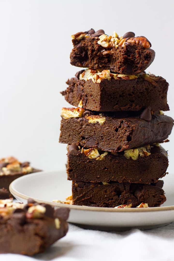 Flourless Fudgy Sweet Potato Brownies