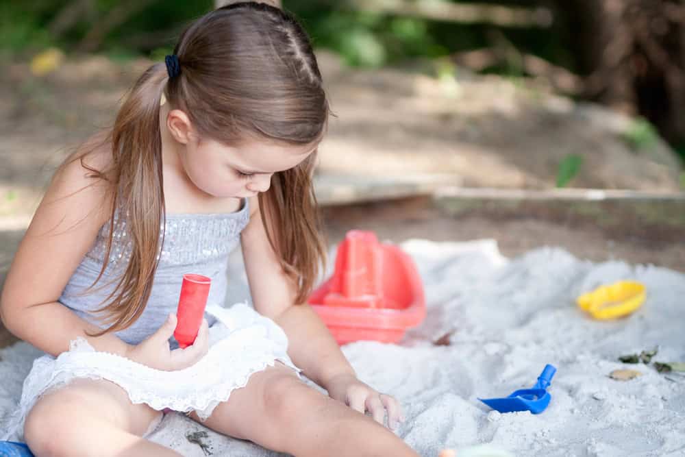 backyard sandbox for kids