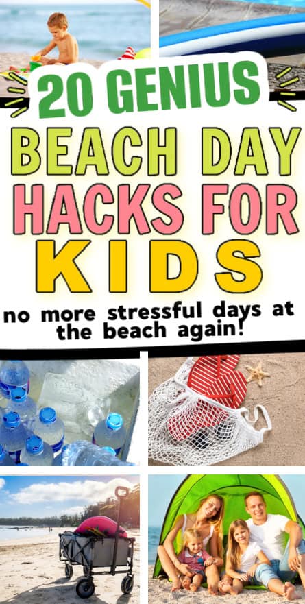 beach day hacks for kids