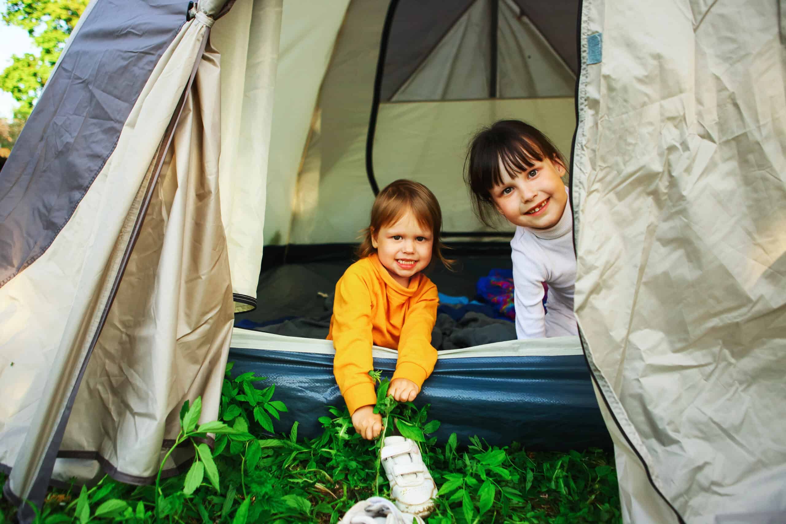 camping theme first birthday party