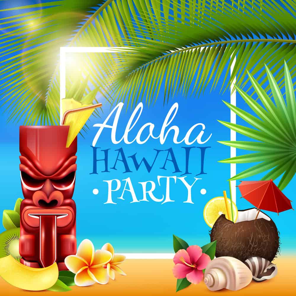 luau first birthday party