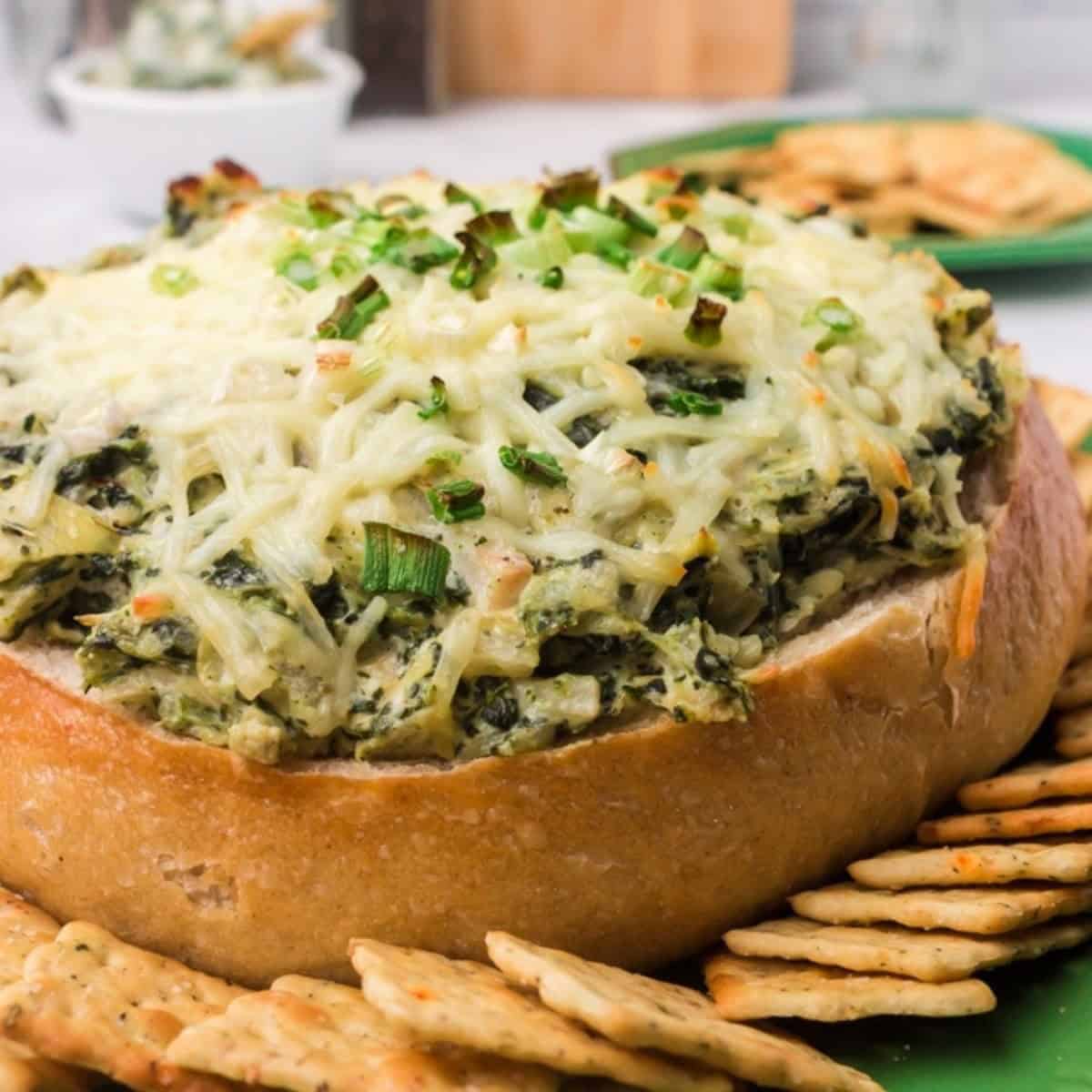 Air Fryer Cream Cheese Spinach Dip