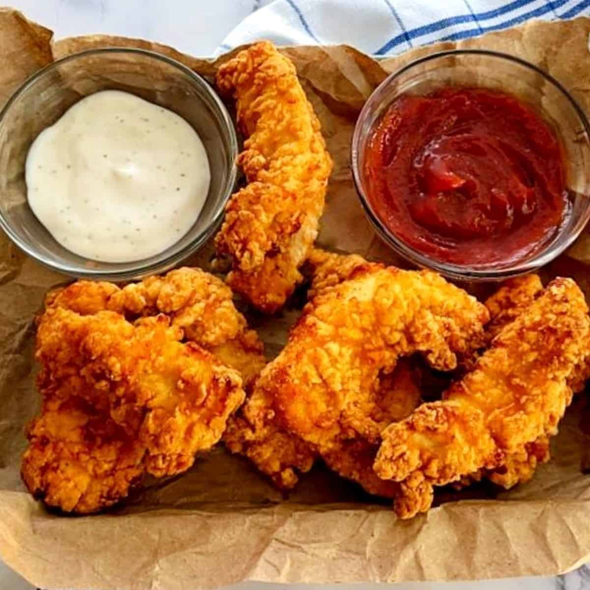 Air Fryer Frozen Chicken Tenders