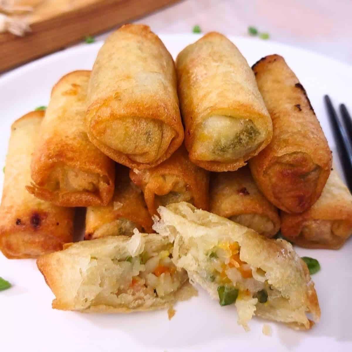 Air Fryer Frozen Spring Rolls