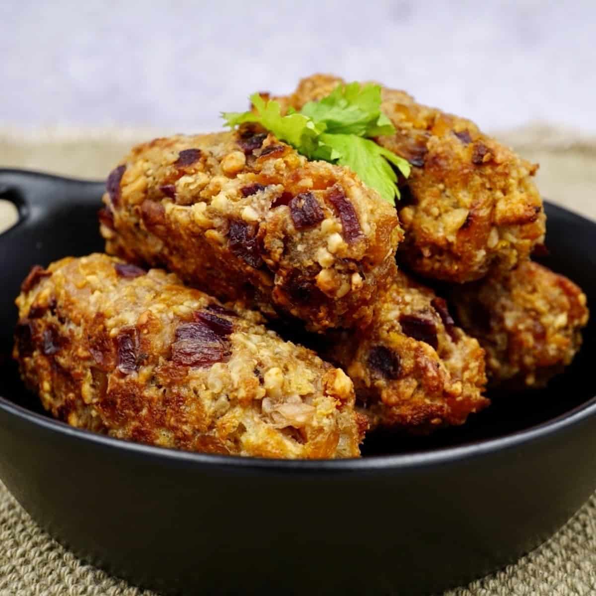 Apricot And Nut Sausages Vegetarian Sausages