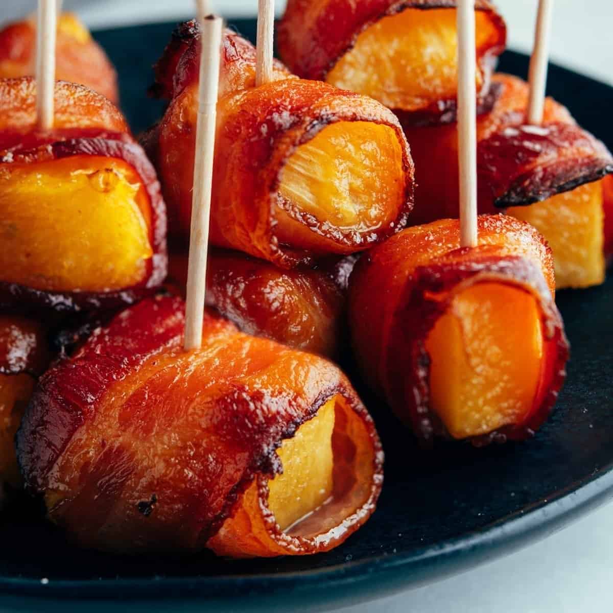 Bacon Wrapped Pineapple