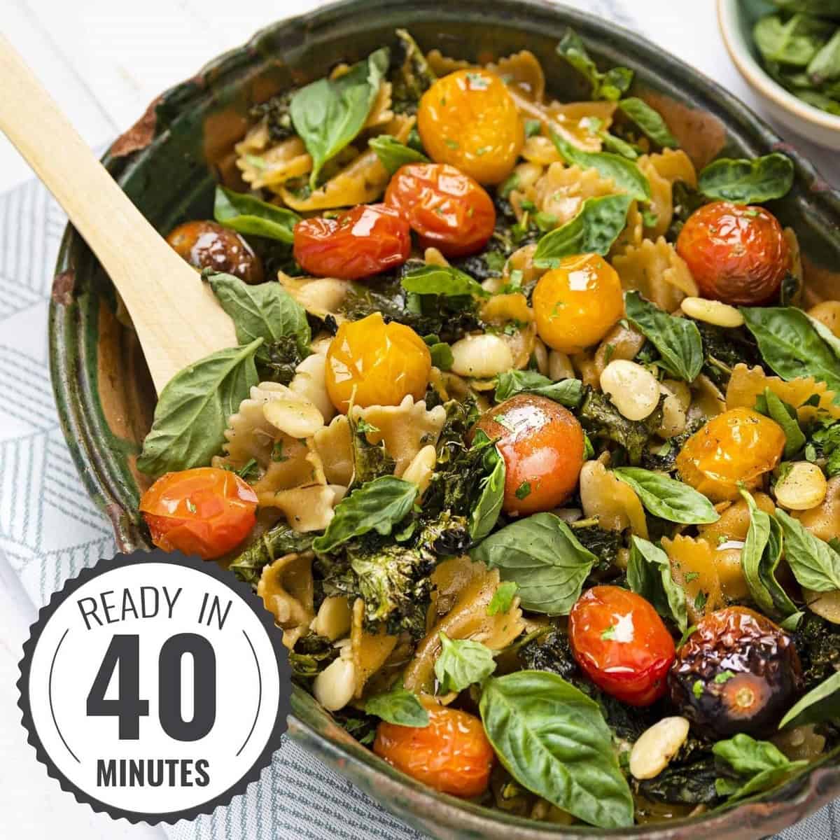 Bean And Pasta Vegetarian Casserole