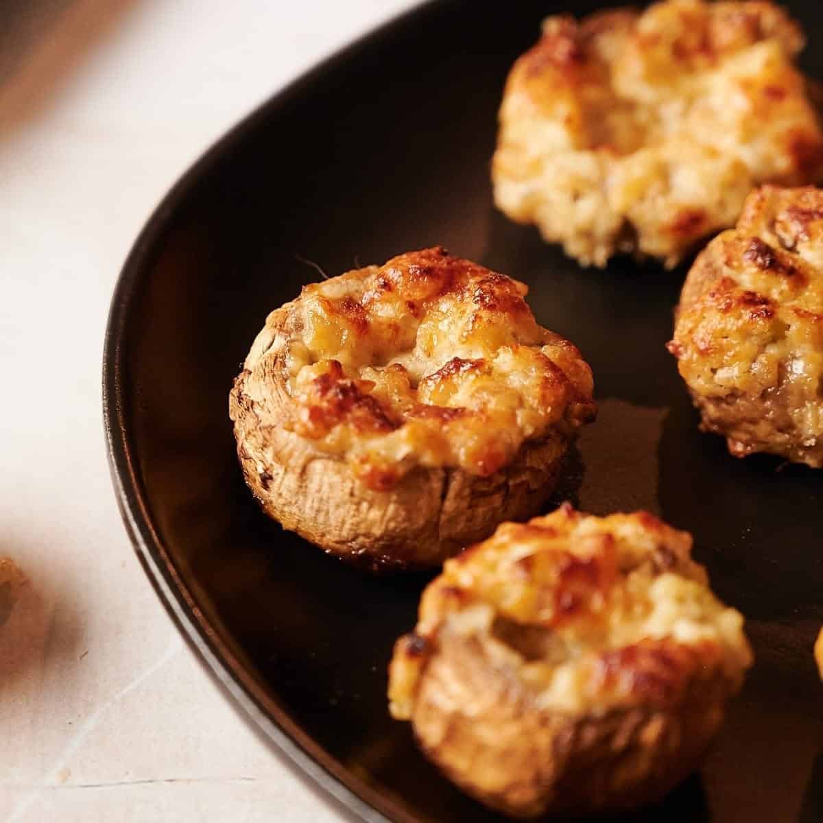 Boursin Stuffed Mushrooms