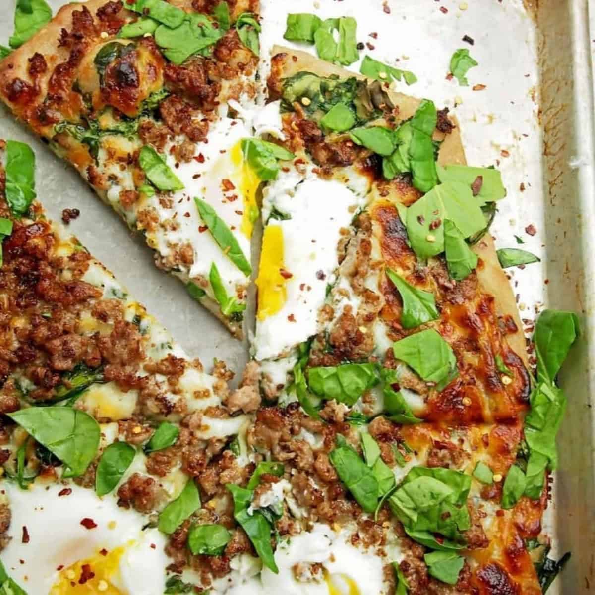 Brunch Pizza With Eggs