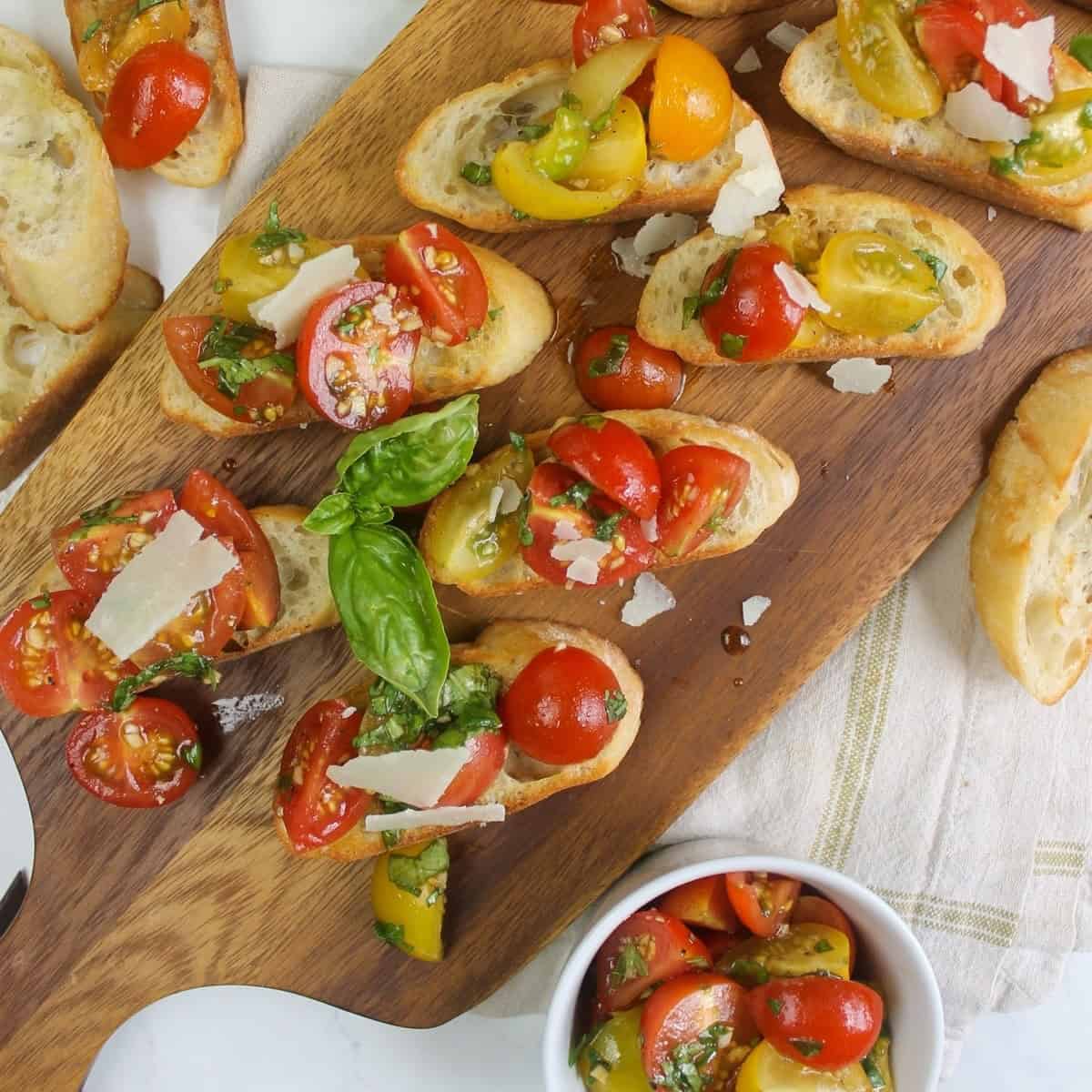 Bruschetta With Cherry Tomatoes