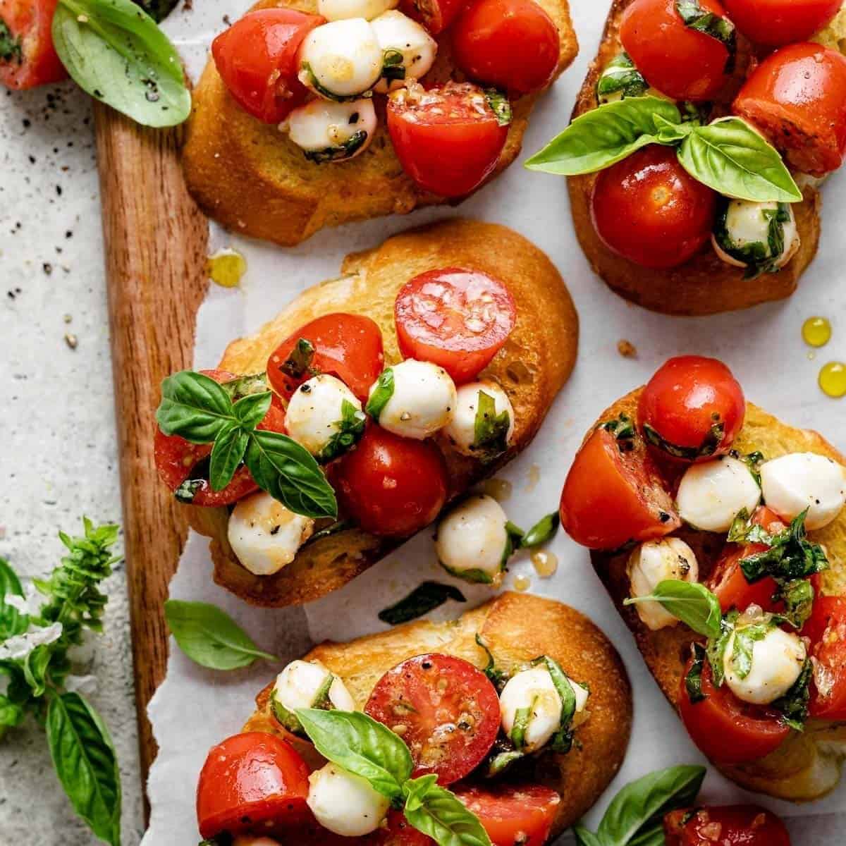 Bruschetta With Mozzarella