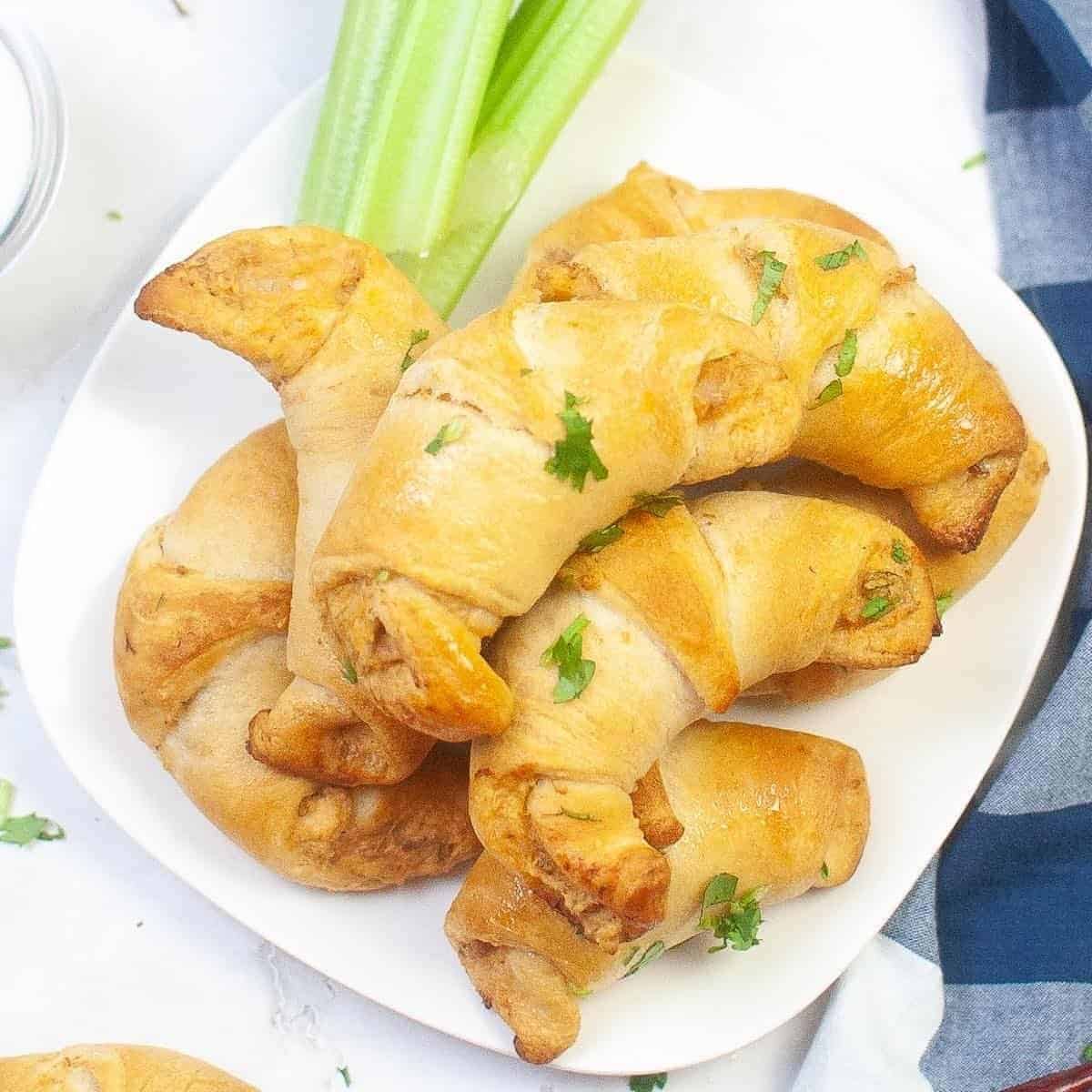Buffalo Chicken Crescent Rolls