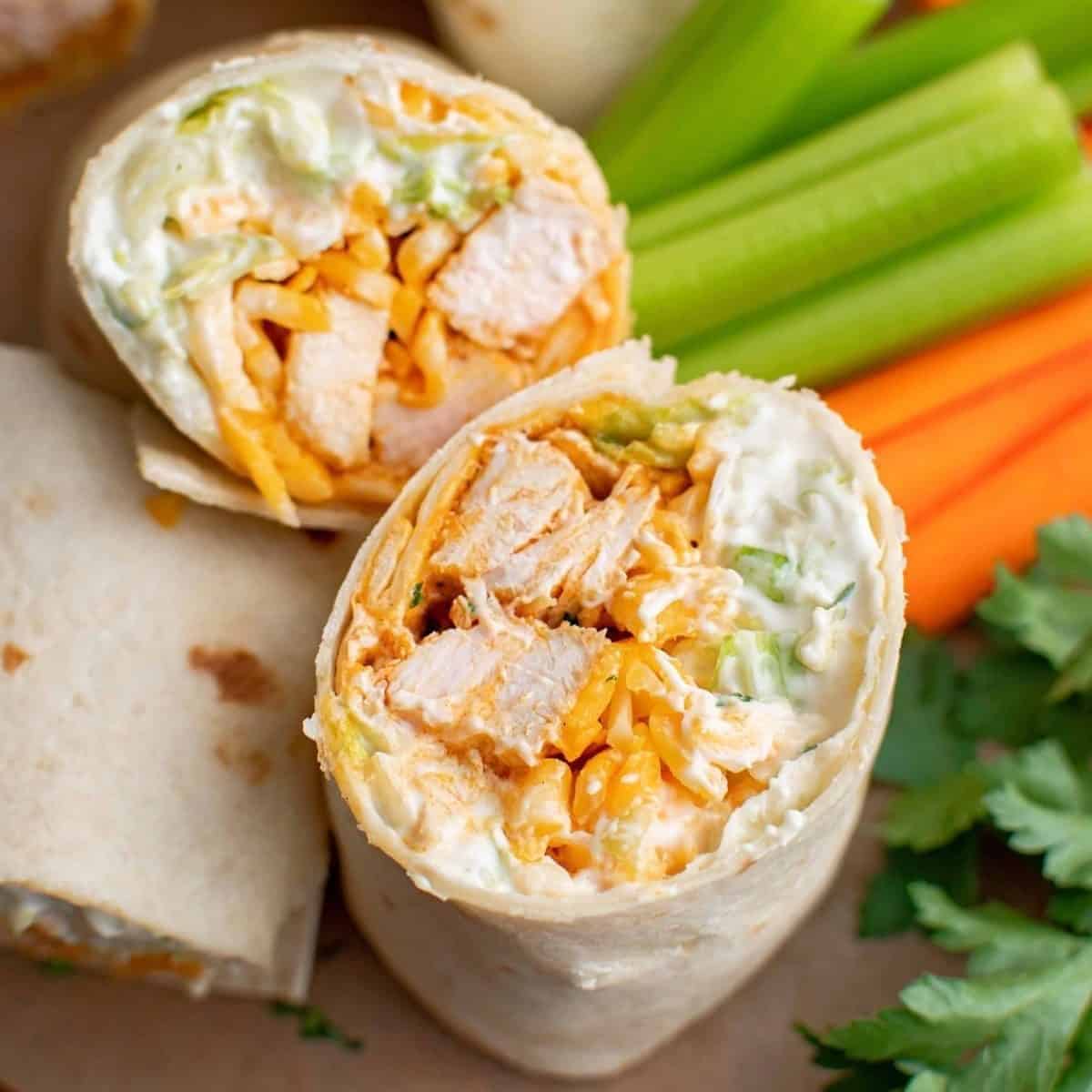 Buffalo Chicken Wraps