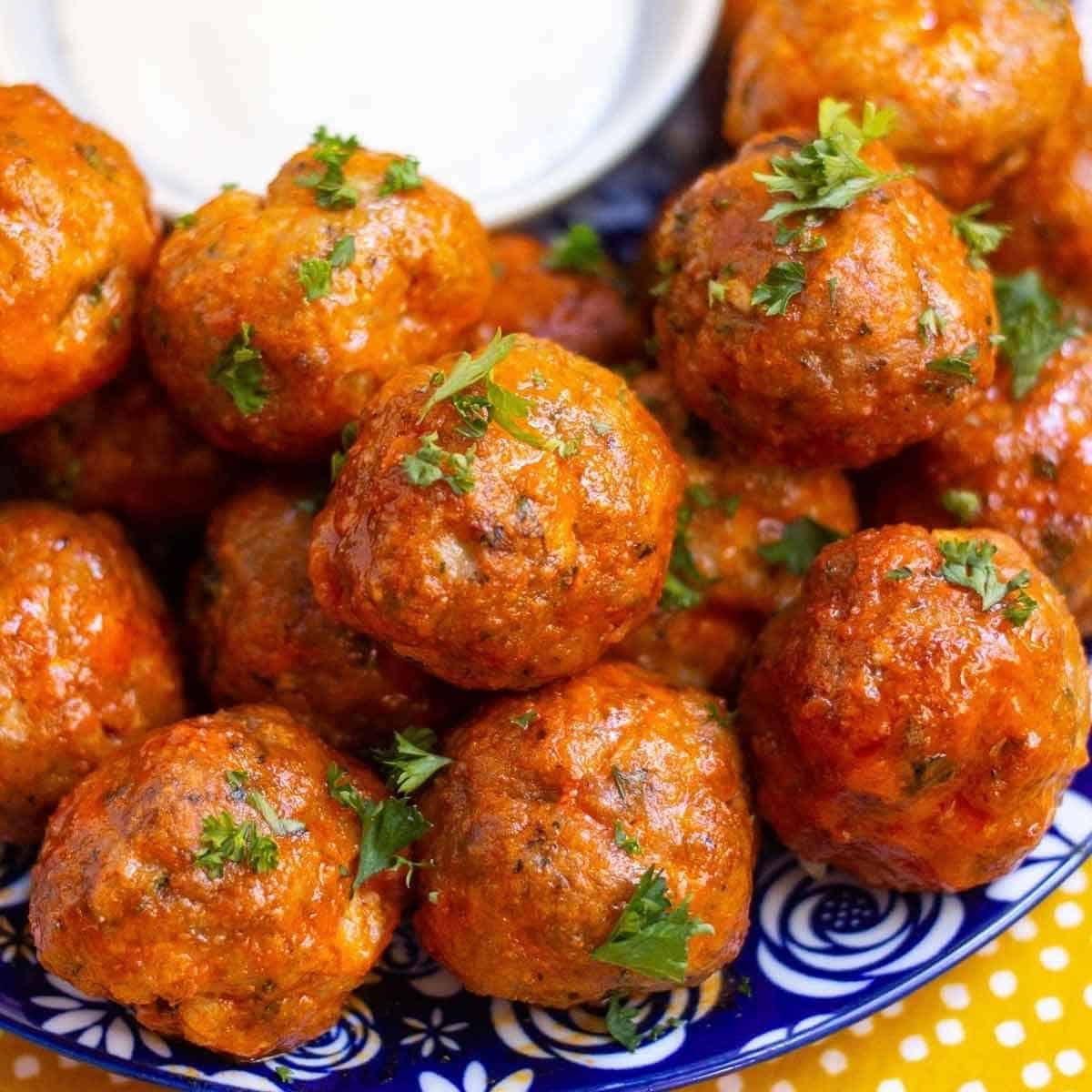 Buffalo Turkey Meatballs Recipe