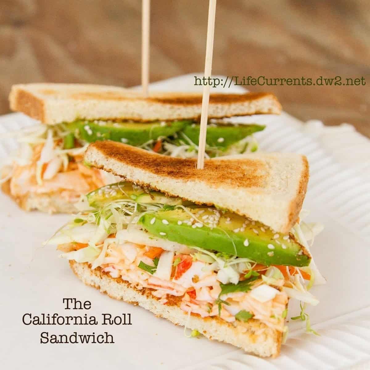 California Roll Sandwiches