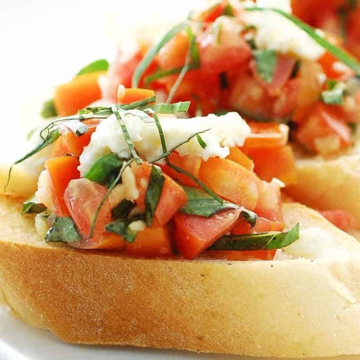 Cherry Tomato Bruschetta