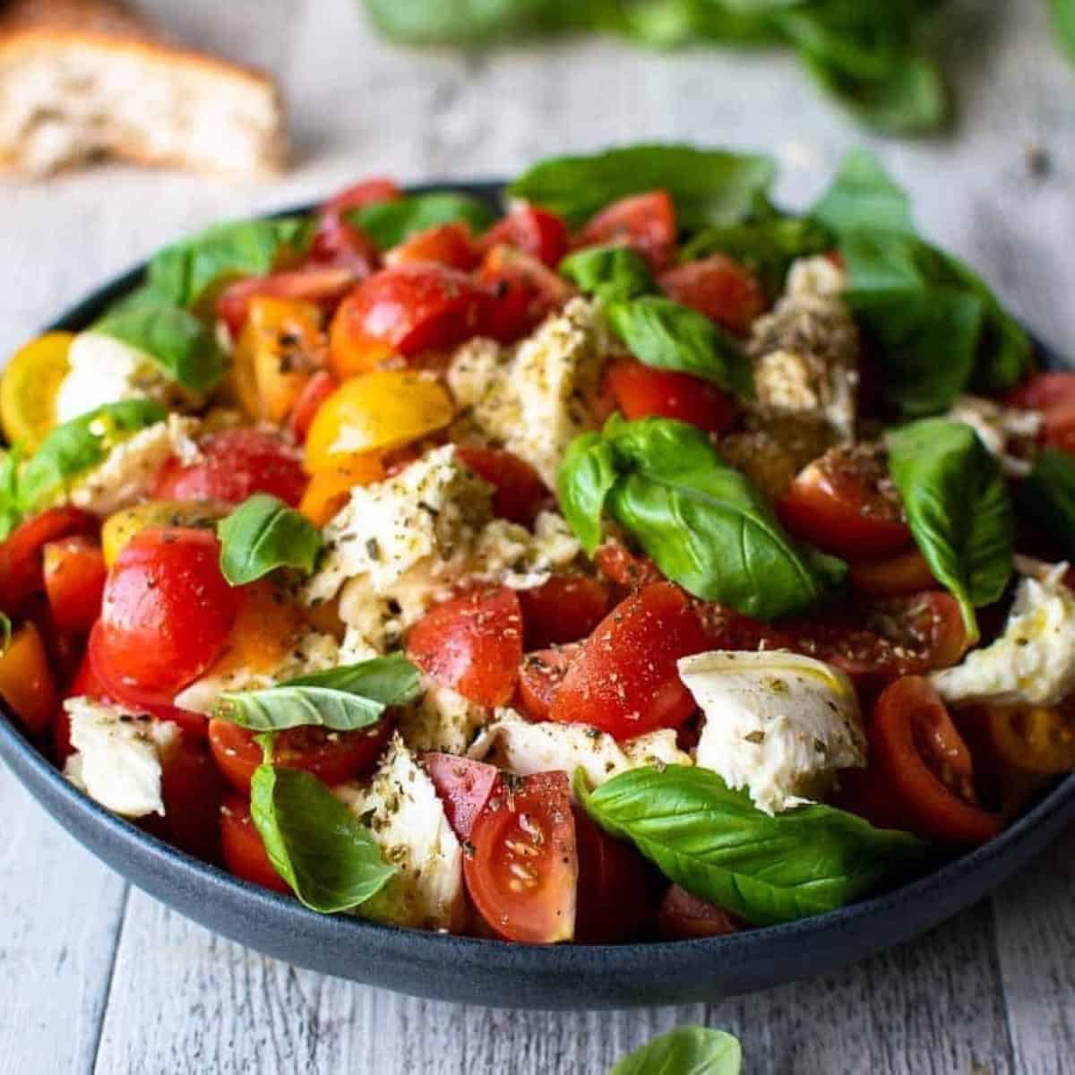 Cherry Tomato Caprese Salad