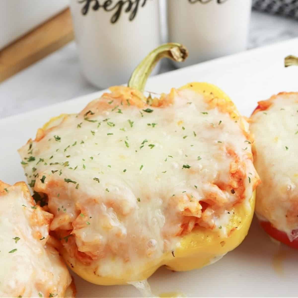 Chicken Stuffed Bell Peppers