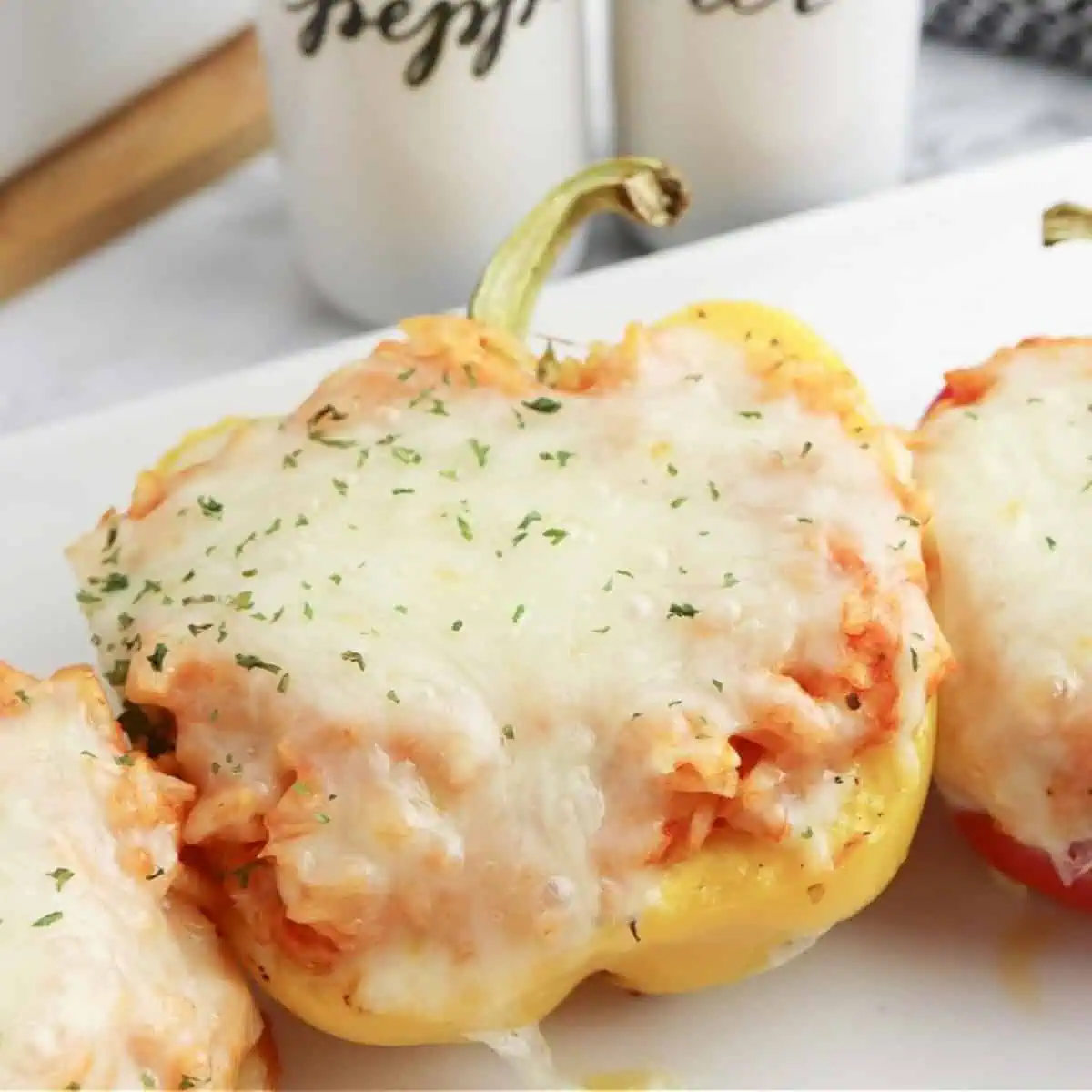 Chicken Stuffed Bell Peppers