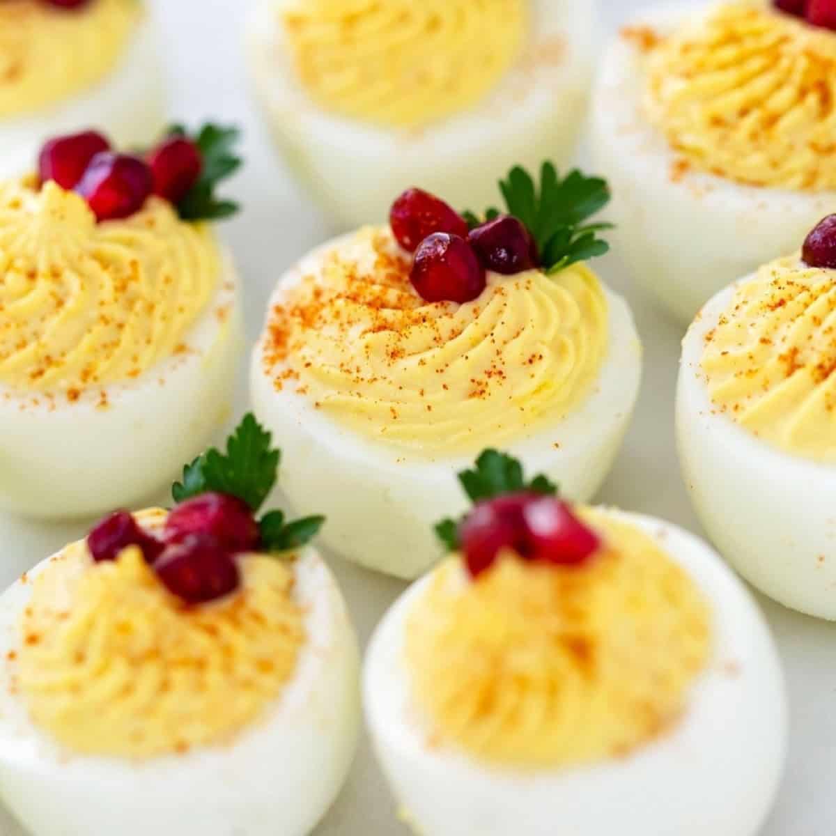 Christmas Deviled Eggs