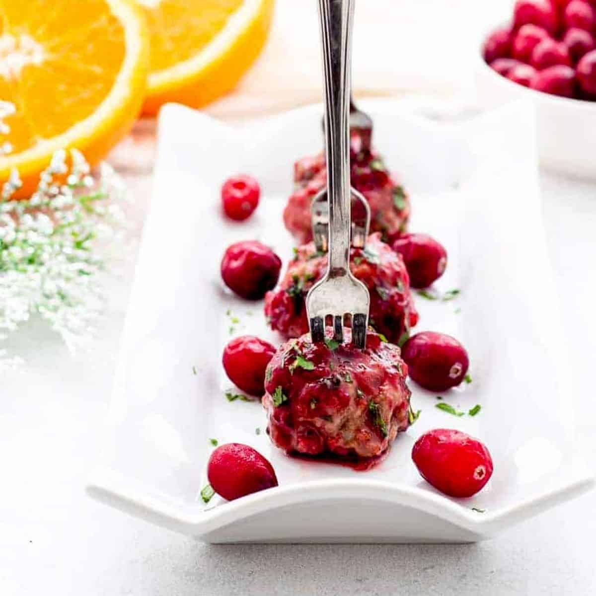 Cranberry Meatballs