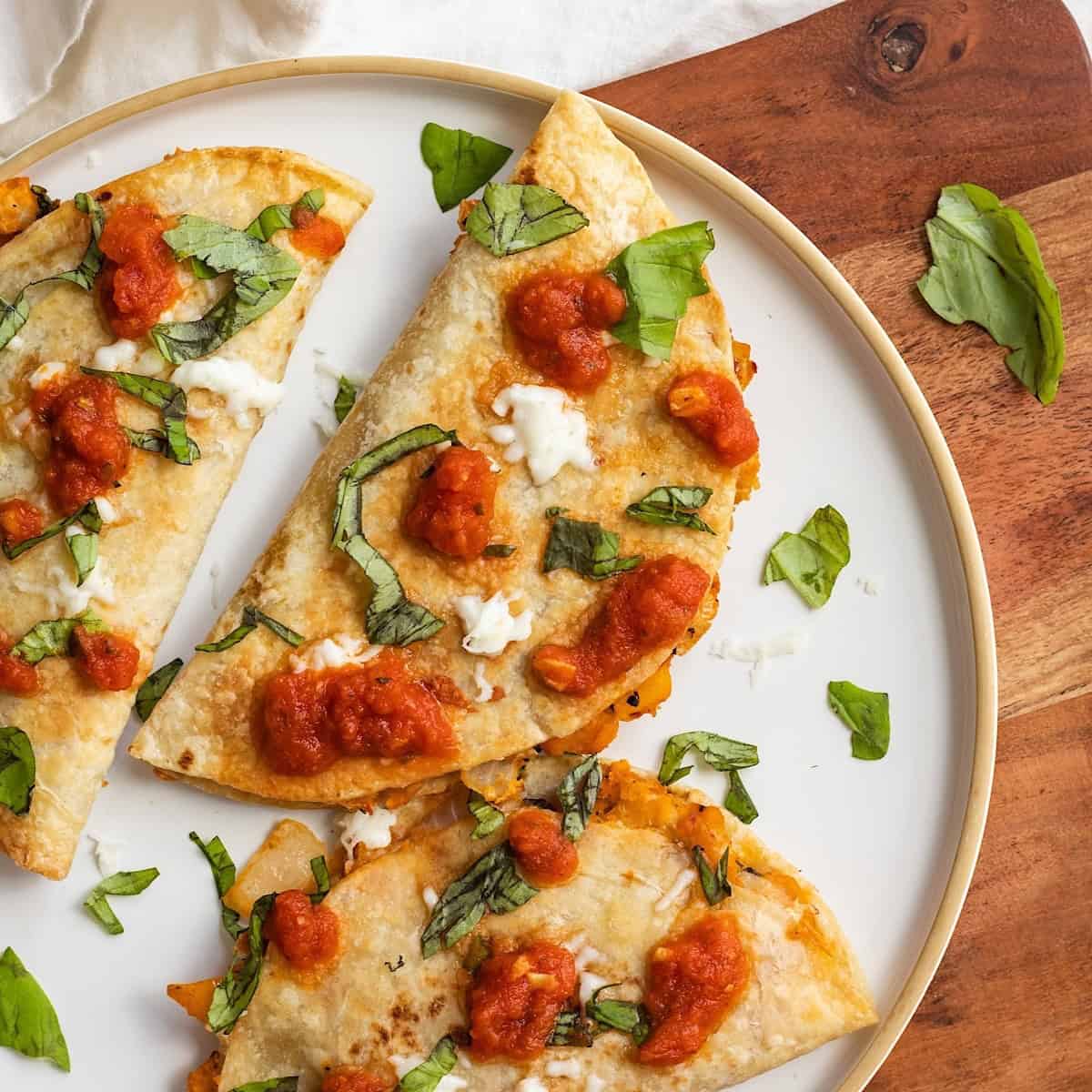 Crispy Pizza White Bean Tacos Vegetarian