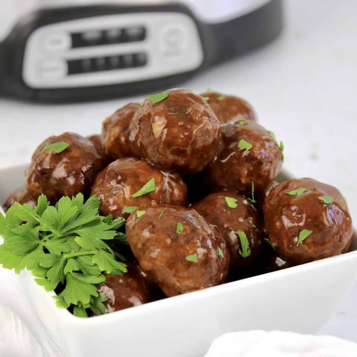 Crockpot Bbq Keto Meatballs