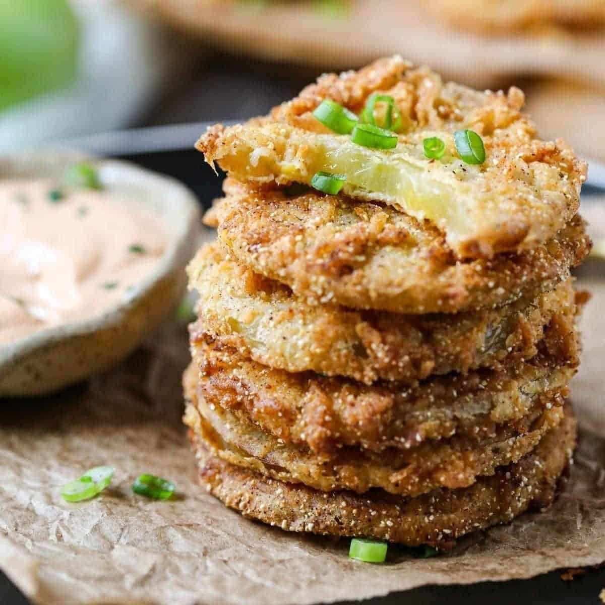 Easy Southern Fried Green Tomatoes